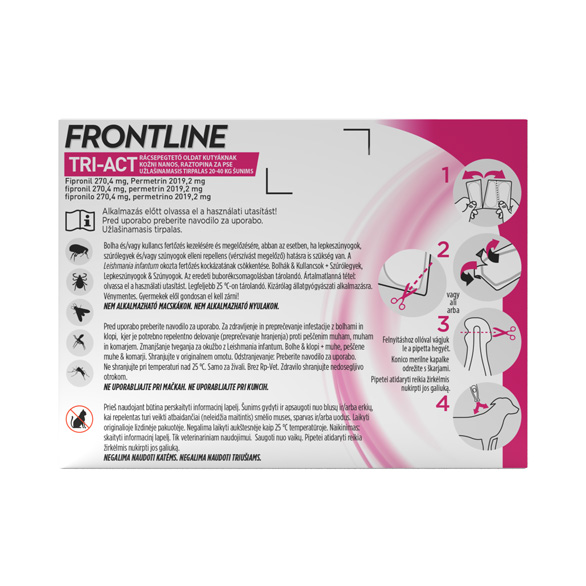 Frontline Tri-Act L back