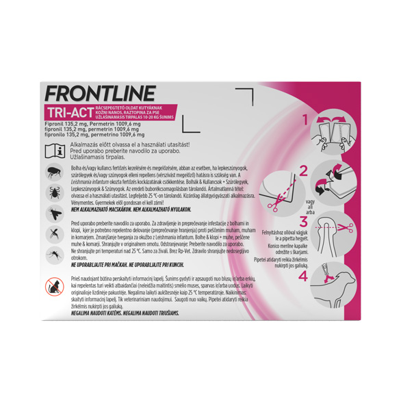Frontline Tri-Act M back