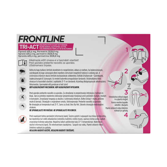 Frontline Tri-Act XL back